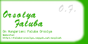 orsolya faluba business card